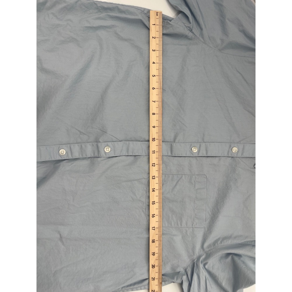 Rag & Bone Mens Light Blue Long Sleeve Button Down Shirt Size Large L Pocket - Picture 5 of 6